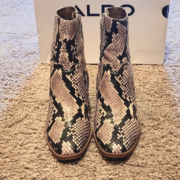 ALDO snake print western style boots - Picture 2 of 10